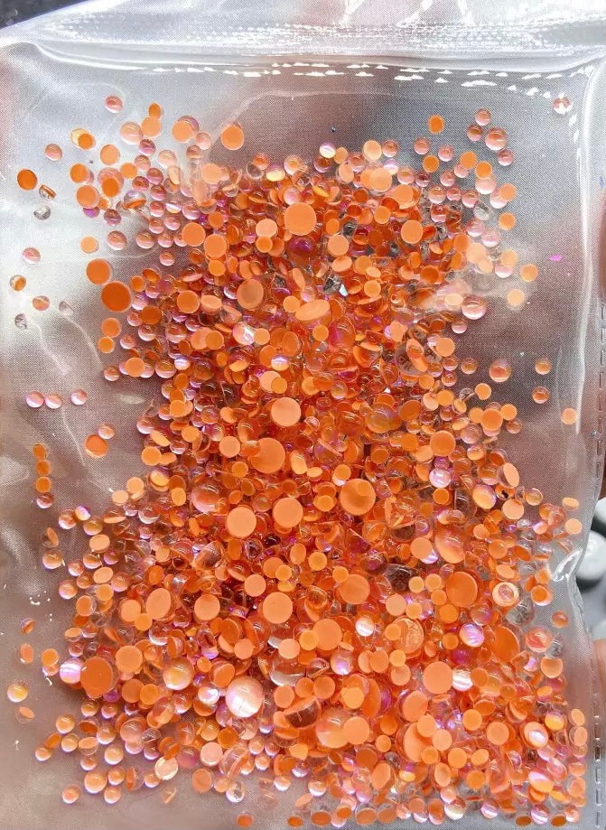 Mermaid effect rhinestones