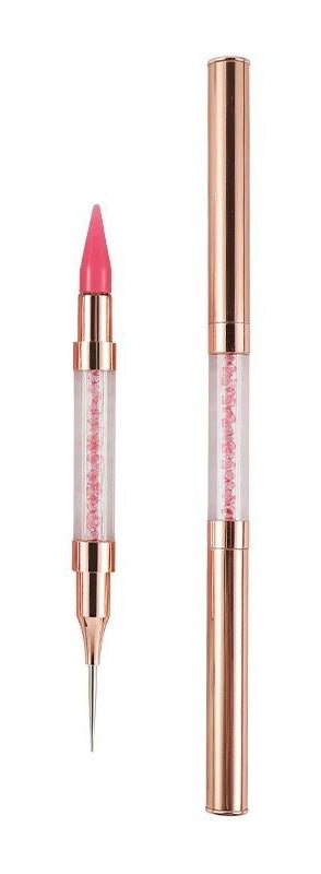 Dual-ended Nail Dotting Pen Crystal Beads Handle Rhinestone Studs Picker Wax