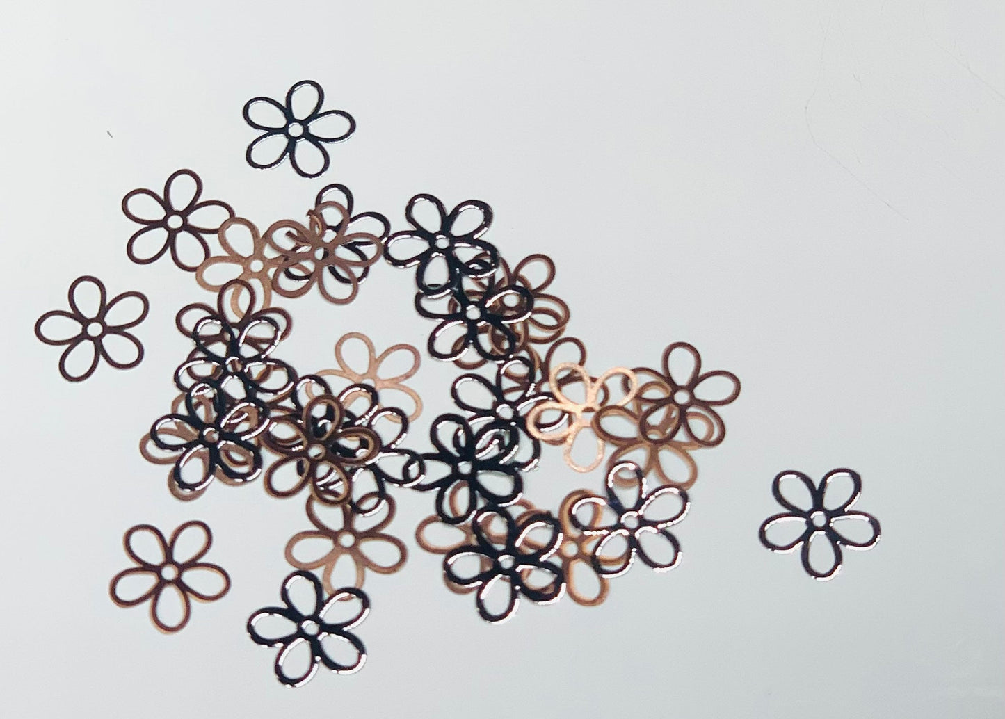Metal flowers