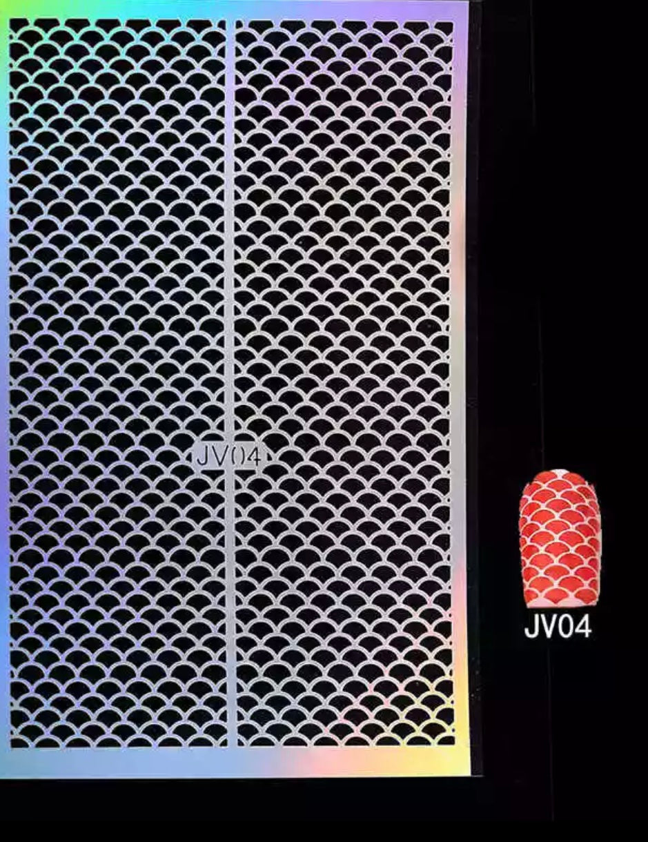 Nail art vinyl stickers