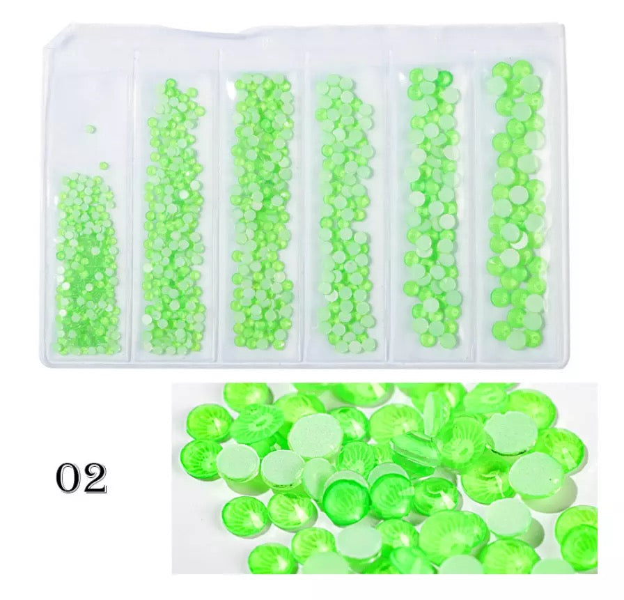 Fluorescent crystal Rhinestone