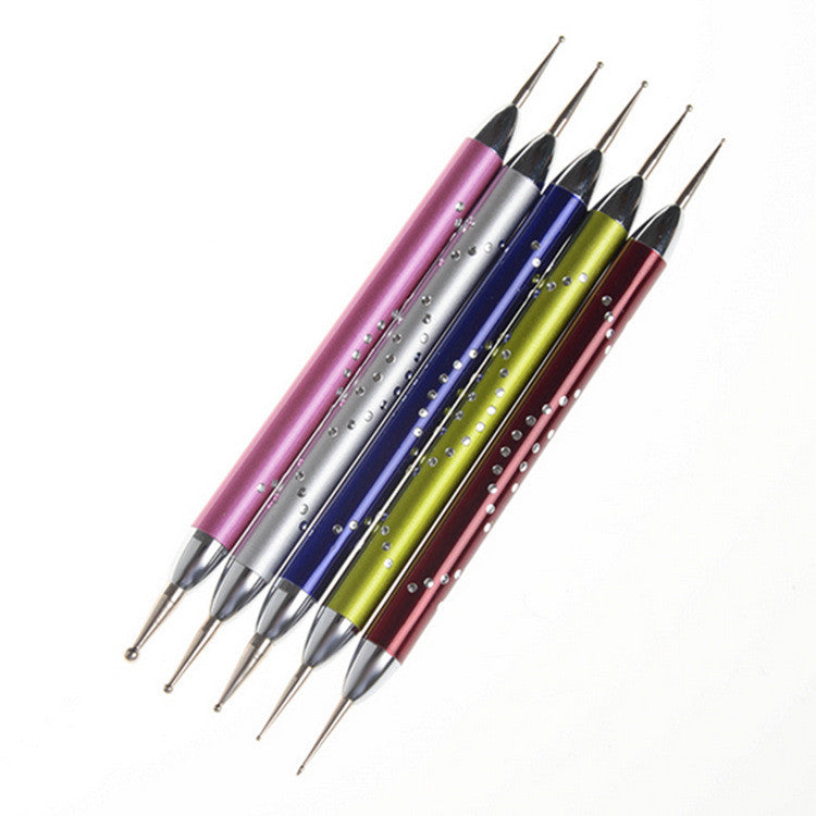 Dual End Nail Art Dotting Rhinestone Tool