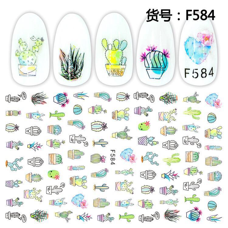 Summer nail art stickers