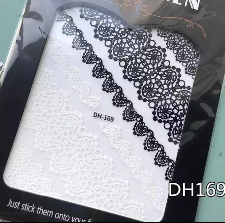 Lace Stickers Nail Art