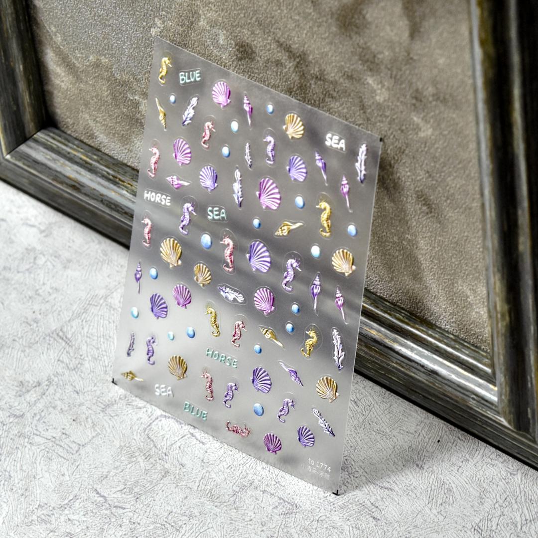 Summer nail art stickers