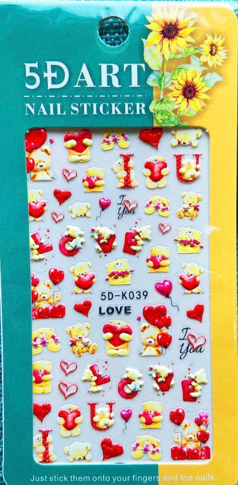 San Valentines stickers