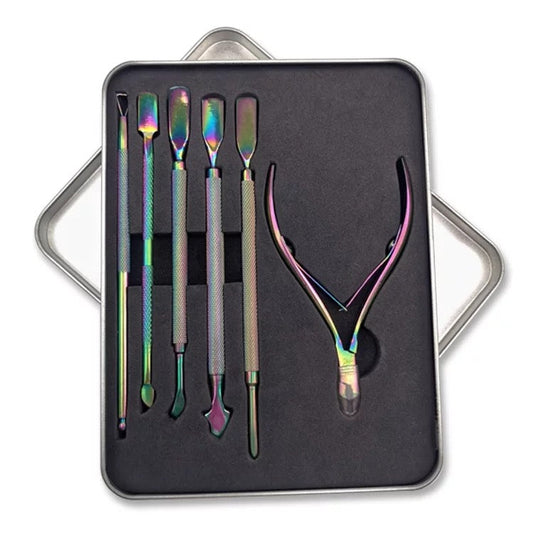 6 in 1 Professional nail pusher and nipper set