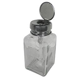 Glass pump dispenser