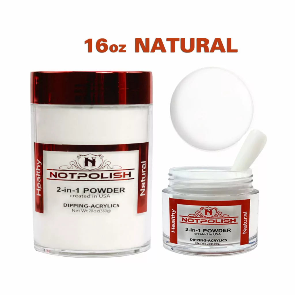 Not polish 16 oz. And 4oz Powder