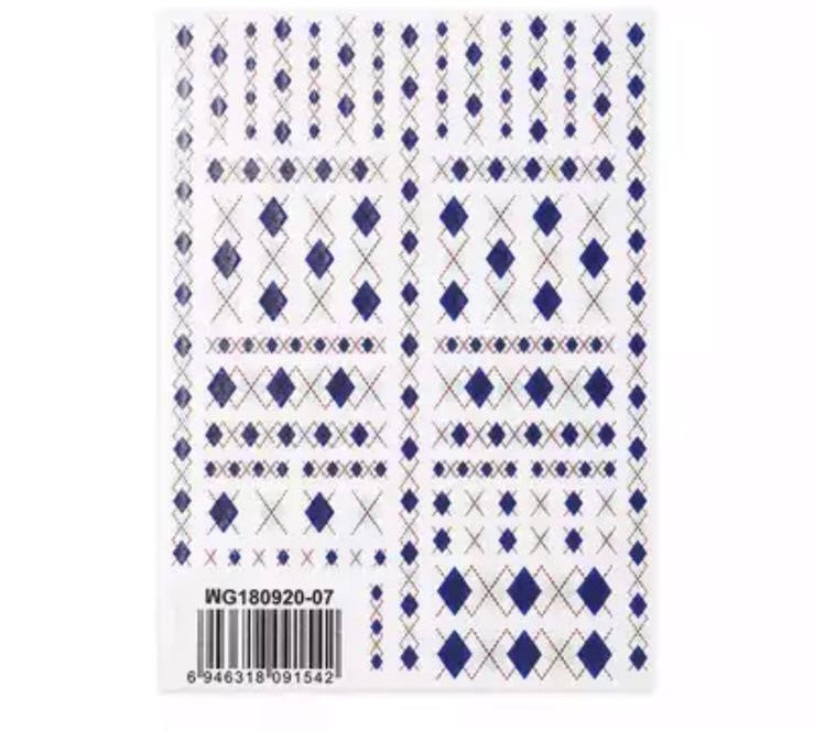 Lace Stickers Nail Art