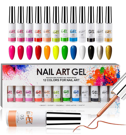 Gel kit nail art liner