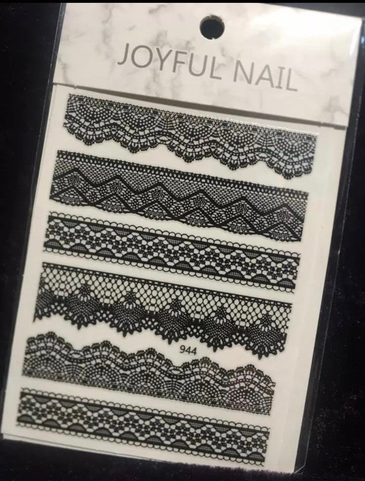 Lace Stickers Nail Art