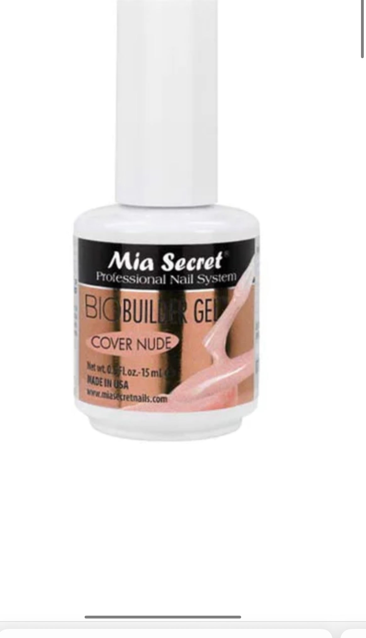 Mia Secret biobuilder gel