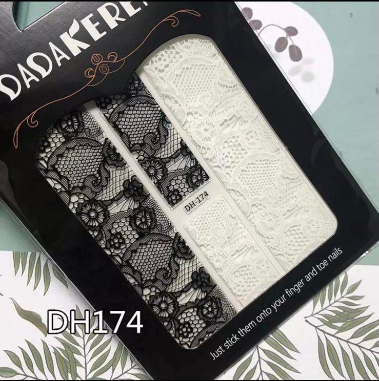 Lace Stickers Nail Art