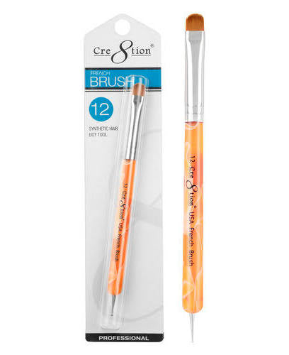 cre8tion french brush with dot tool