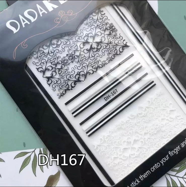 Lace Stickers Nail Art