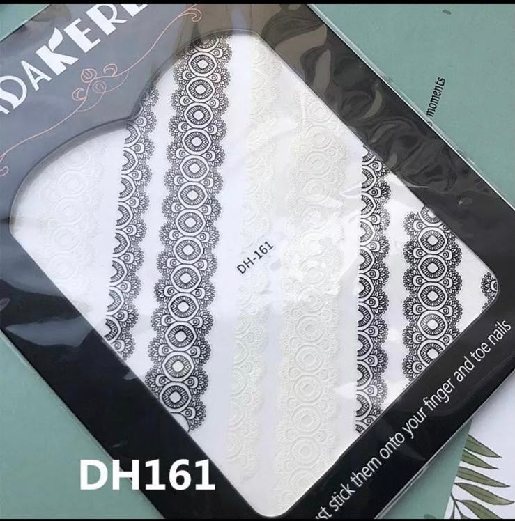 Lace Stickers Nail Art