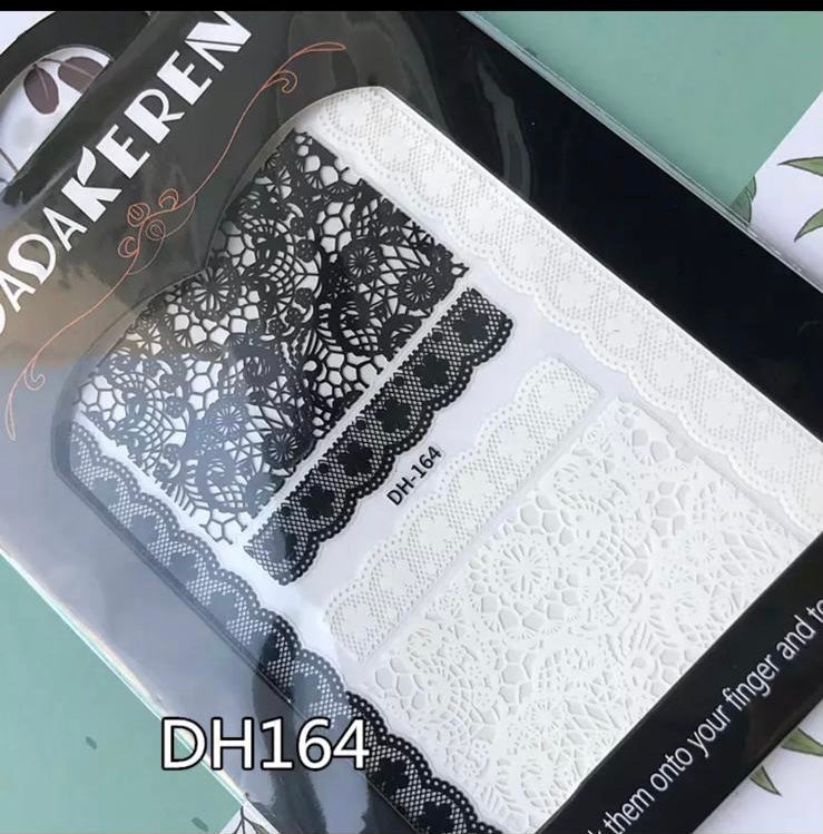 Lace Stickers Nail Art