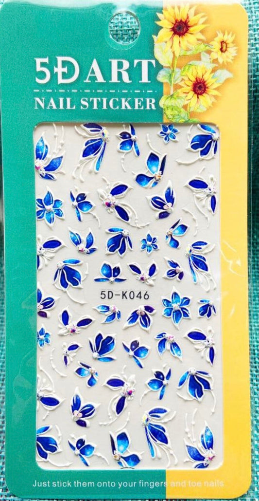 5D nail stickers