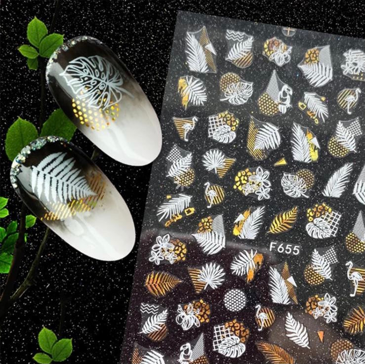Summer nail art stickers