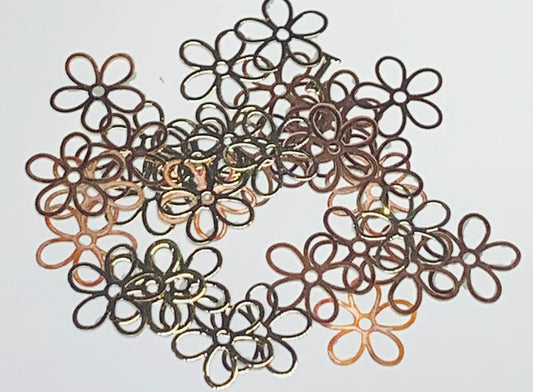 Metal flowers