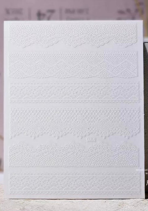 Lace Stickers Nail Art