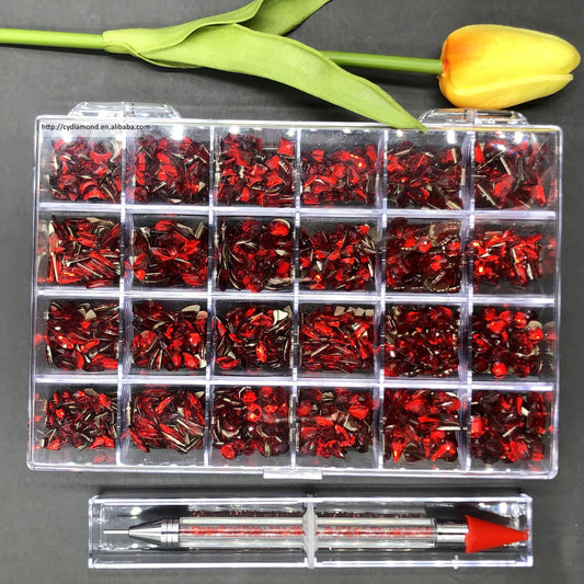 1200 Crystal Shape Flatback Glass Rhinestones
