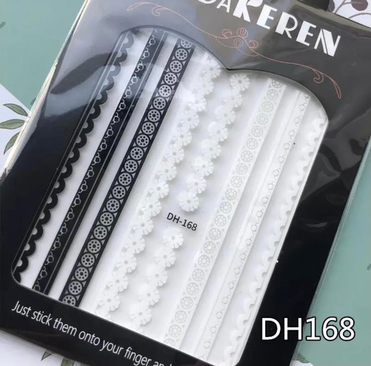 Lace Stickers Nail Art