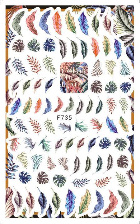 Summer nail art stickers