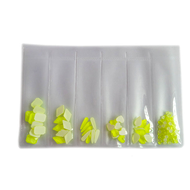 Wholesale Fluorescence Crystal Shape Nail Art Rhinestones