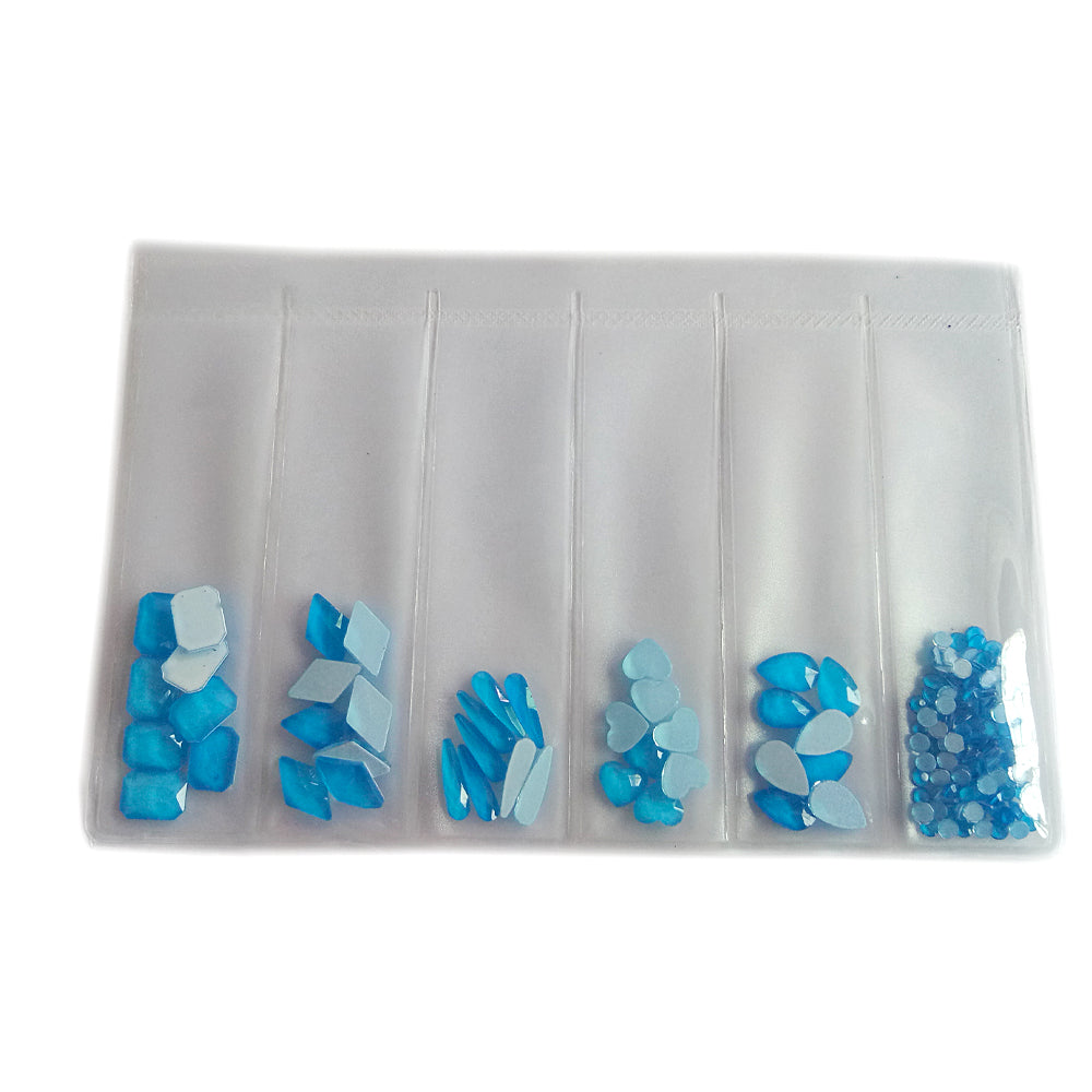 Wholesale Fluorescence Crystal Shape Nail Art Rhinestones