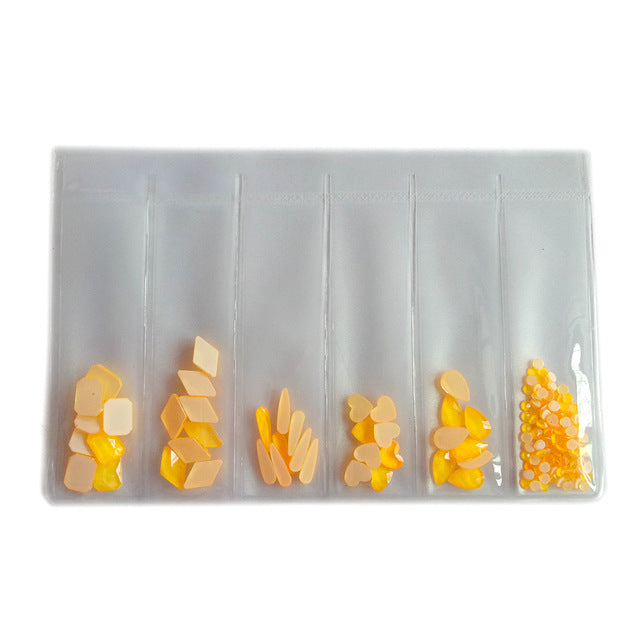 Wholesale Fluorescence Crystal Shape Nail Art Rhinestones