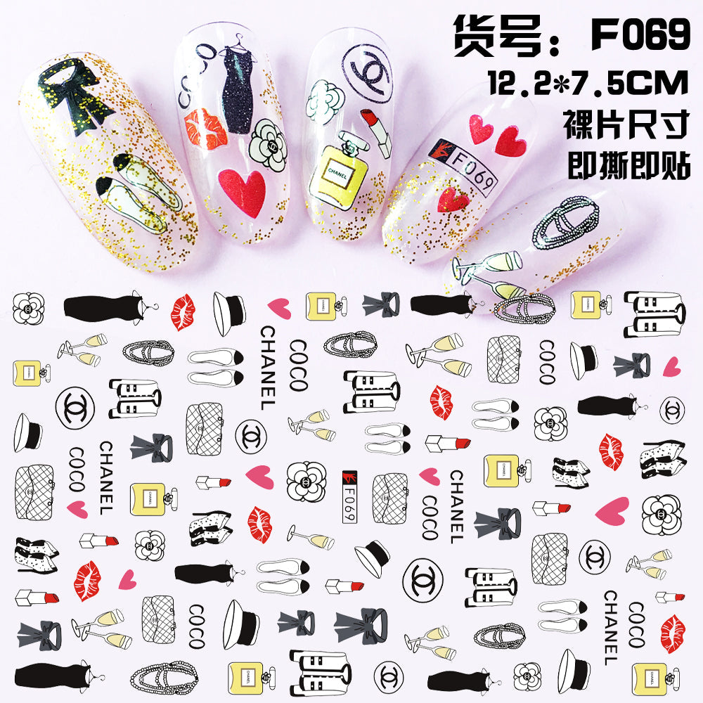 Brand Nail stickers