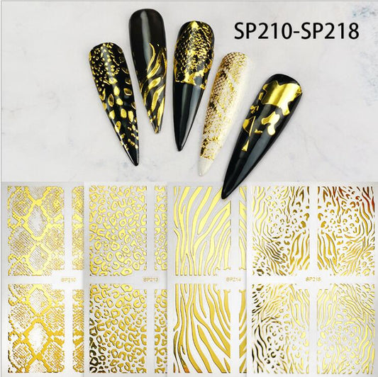 Animal print stickers